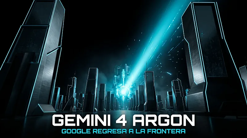 Google presenta Gemini 4 Argon y vuelve a pelear por la frontera de la IA