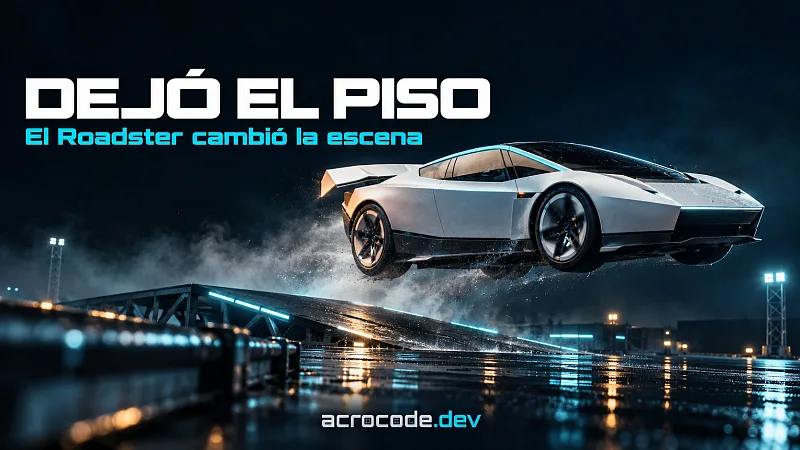 Tesla Roadster: el auto que dejó el piso
